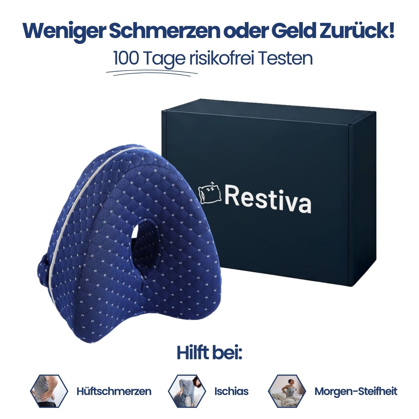 Restiva Orthopädisches Seitenschläfer-Kissen