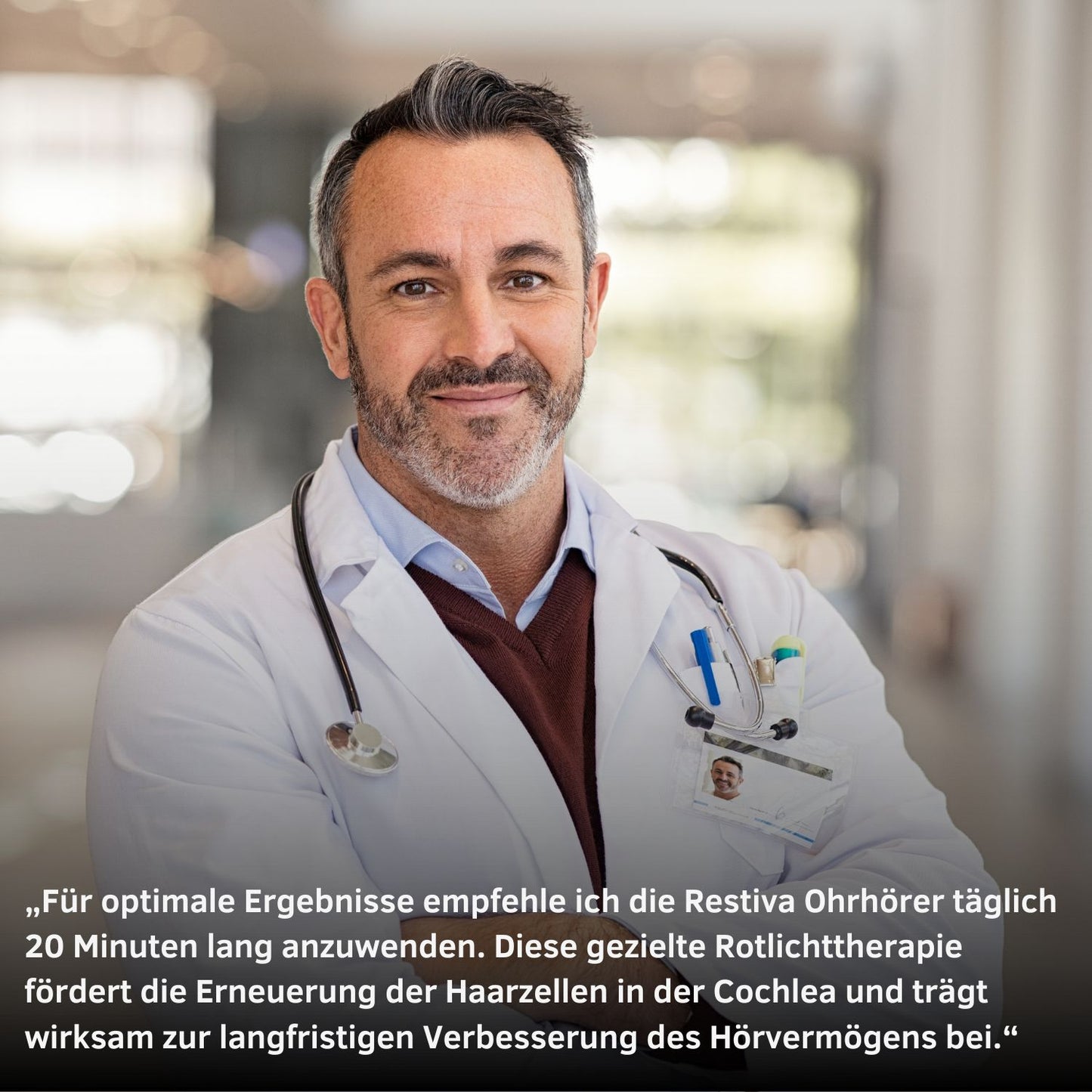 Restiva - Rotlichttherapie Ohrhörer
