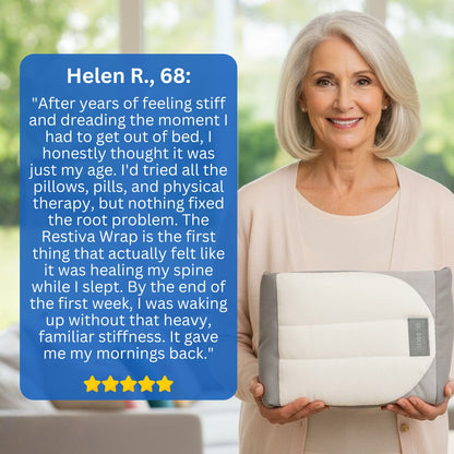 Restiva SpineAlign Pillow – Heal Your Spine While You Sleep
