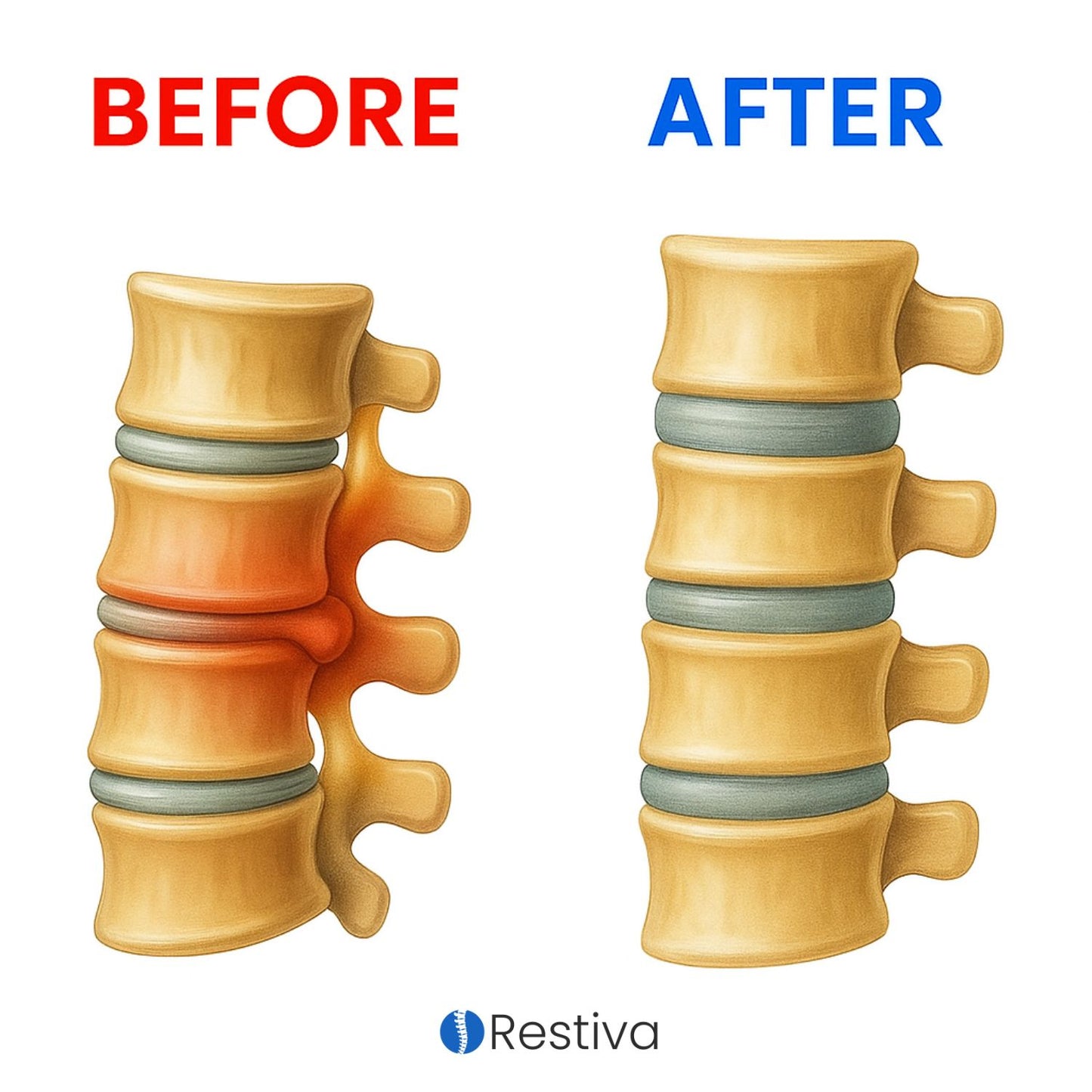 Restiva SpineAlign Pillow – Heal Your Spine While You Sleep